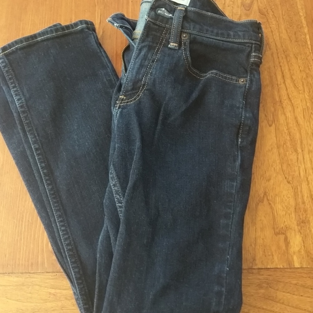 Abercrombie dark jeans straight